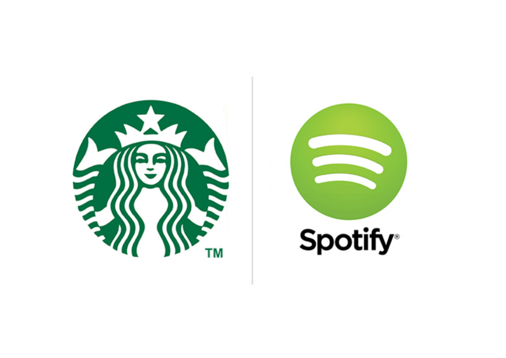 co branding ejemplos -  Spotify & Starbucks